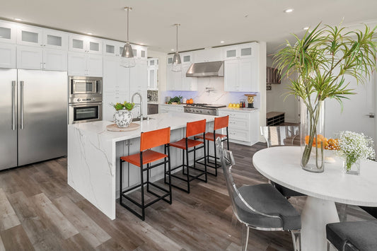 pair waterfall countertops with cabinets and floors 2025 thumbnail featured